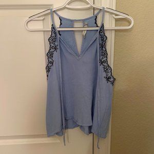 Lush Light Blue Tank Top